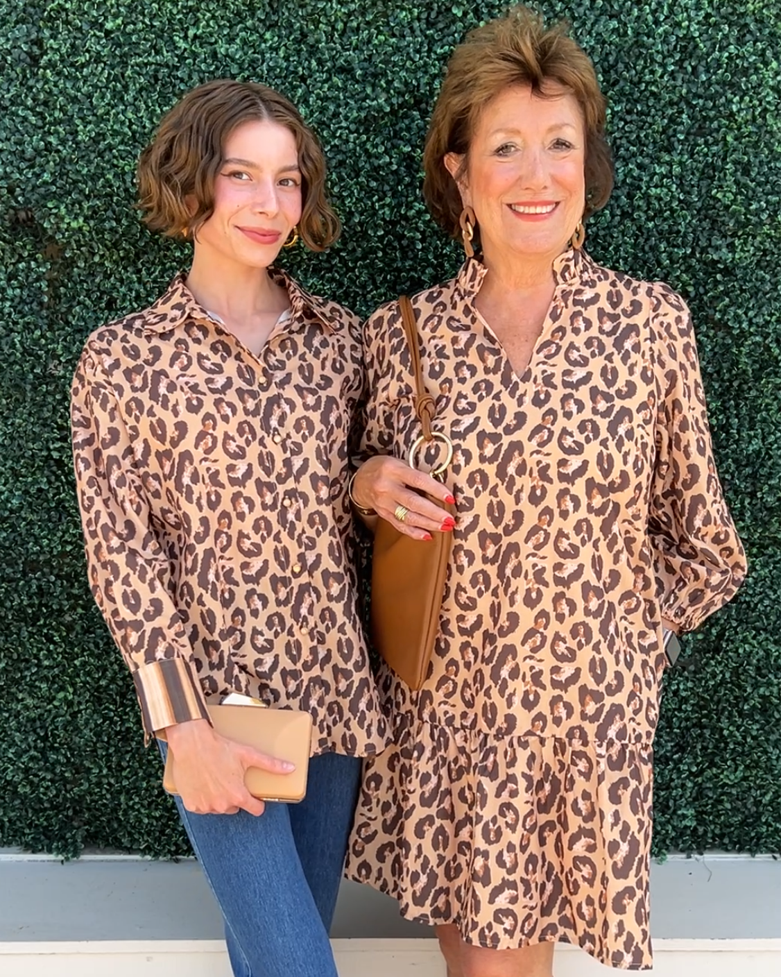 Leopard Print Cotton Dress | Women's Quality Clothing
