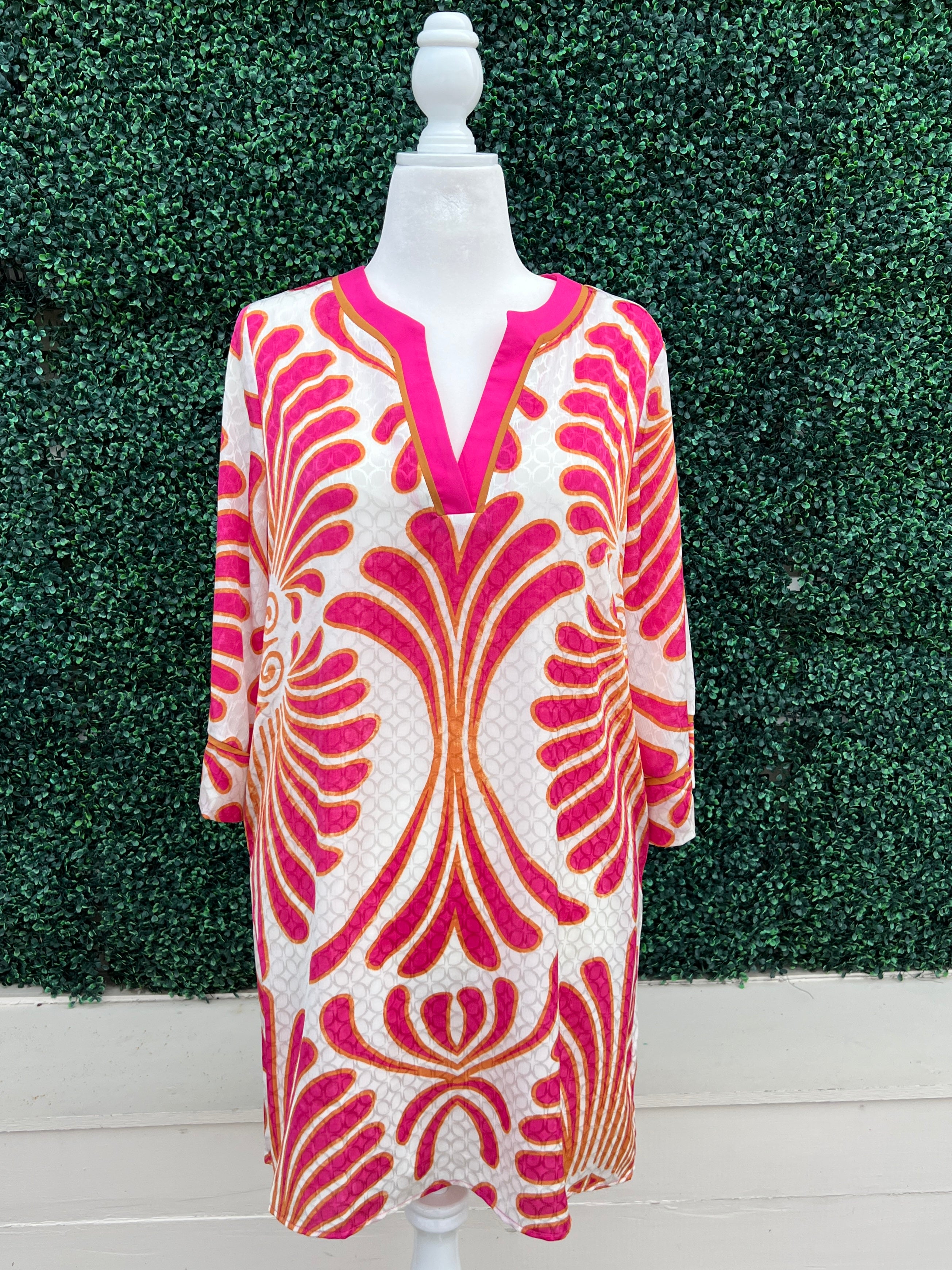 Palm_Print_Tunic_Dress_Vacatio