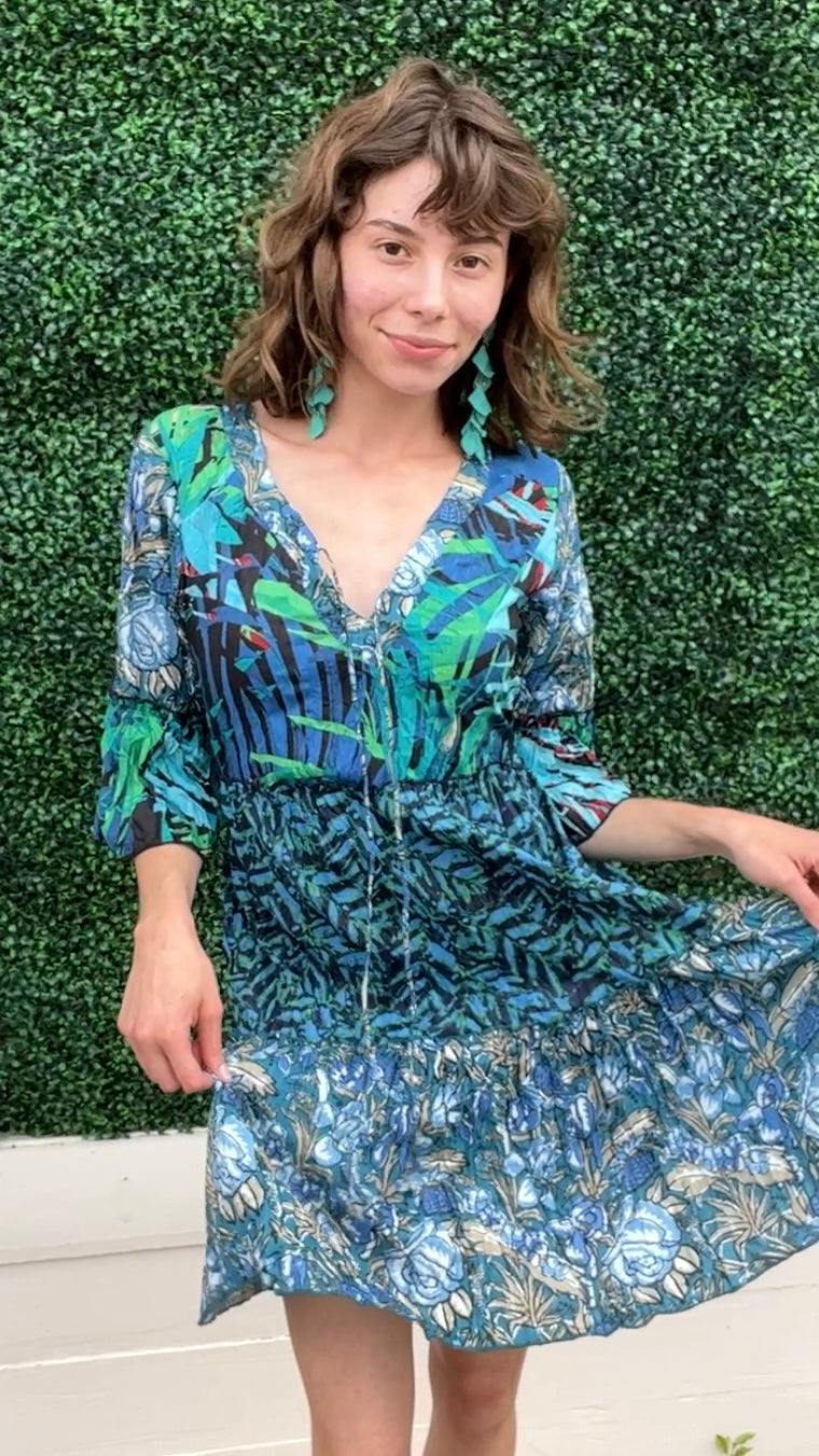 white christmas dresses Fearless Travels Green Tropical Maxi Dress – Shop the Mint