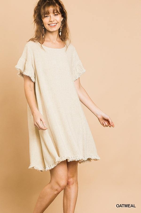 linen swing dress summer boutique flattering and stylish