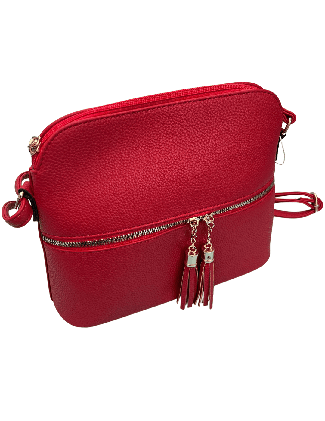 perfect fit every day roomy slim crossbody purse red