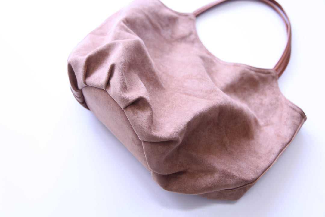 soft none structured bag in light brown- tres chic