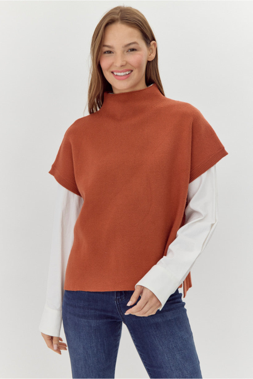 Cap Sleeve Sweater Vest