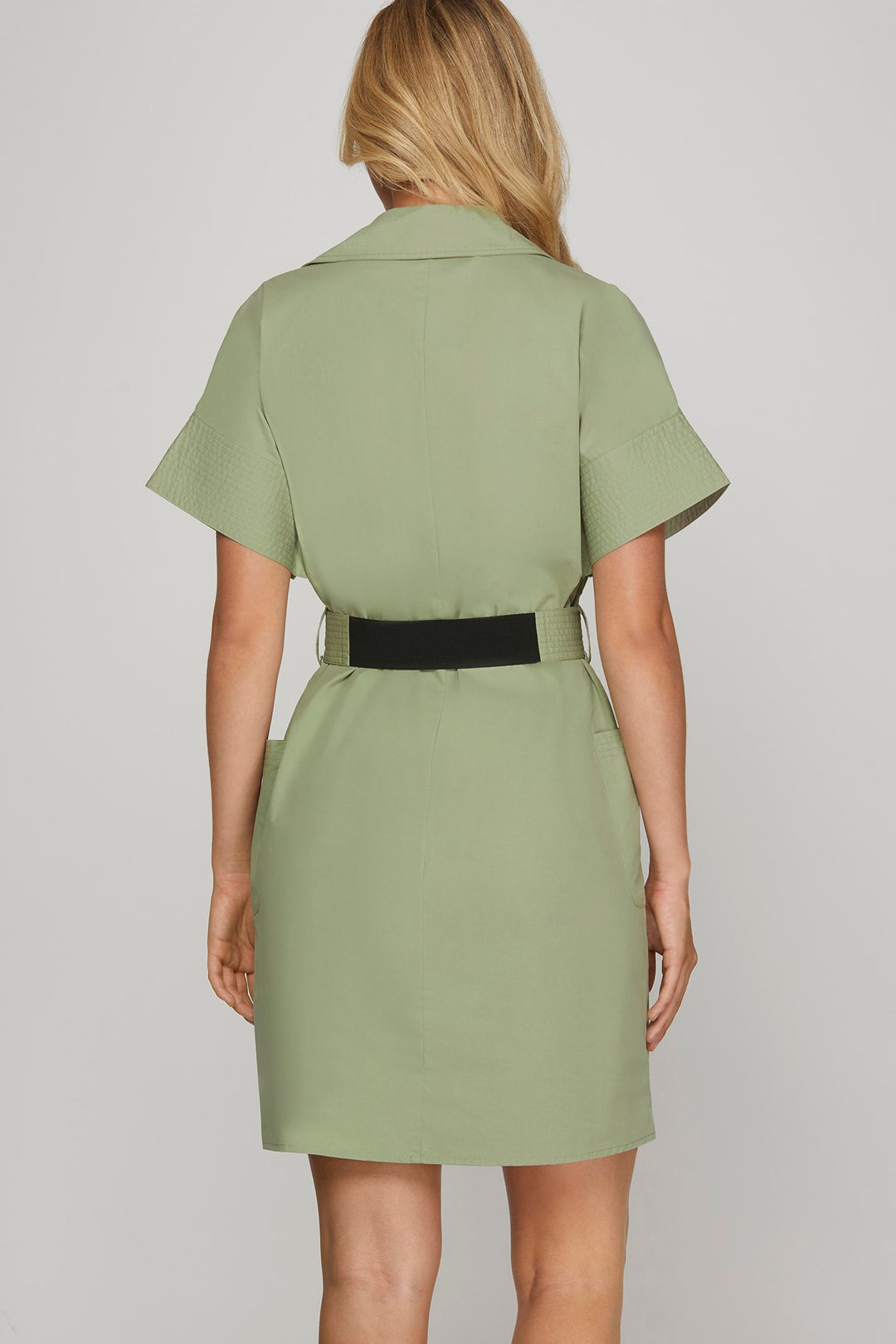 Safari Belted Dress