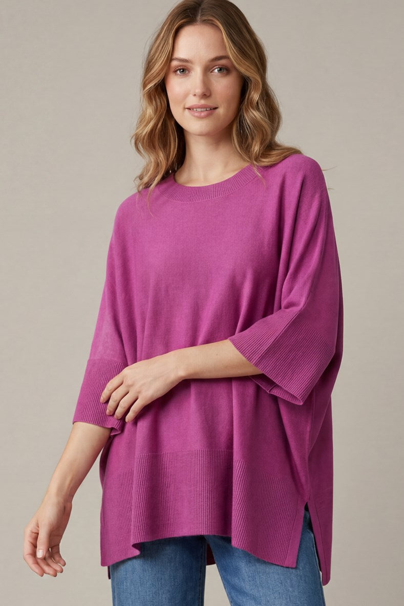 Magenta Oversize Sweater