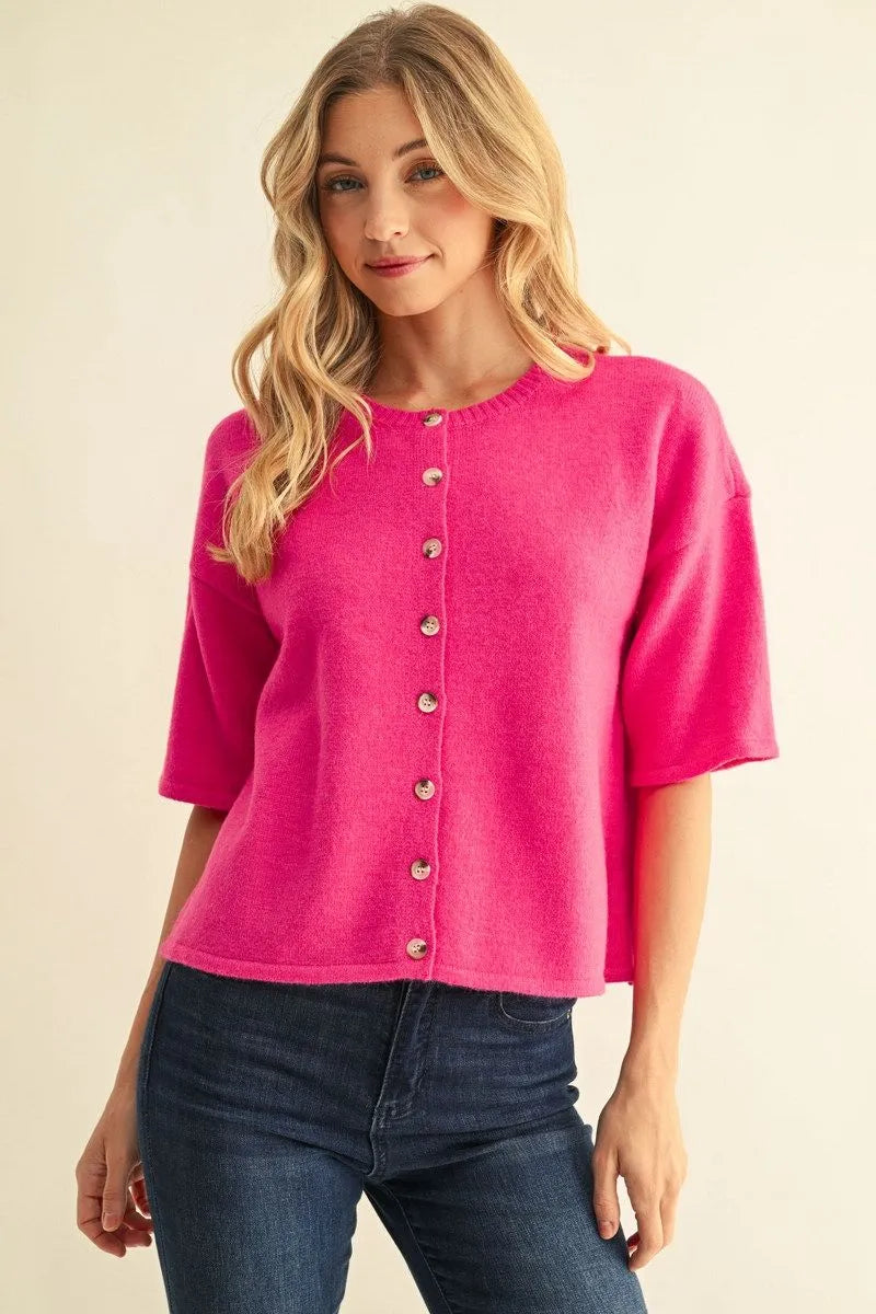 Short Sleeve Cardigan