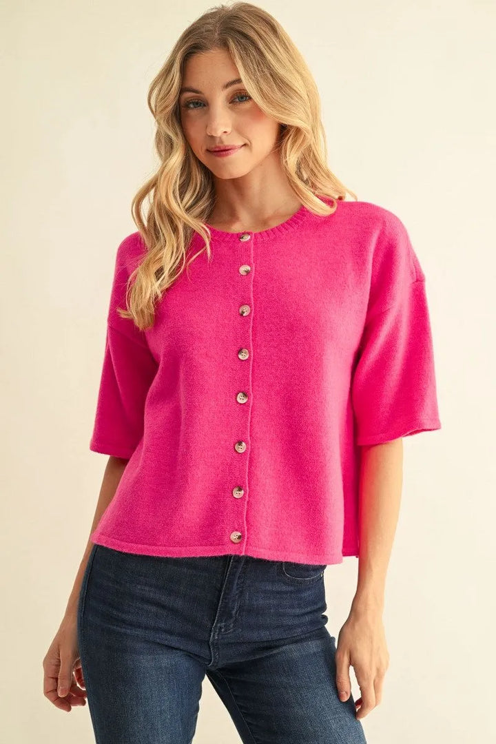 Short Sleeve Cardigan