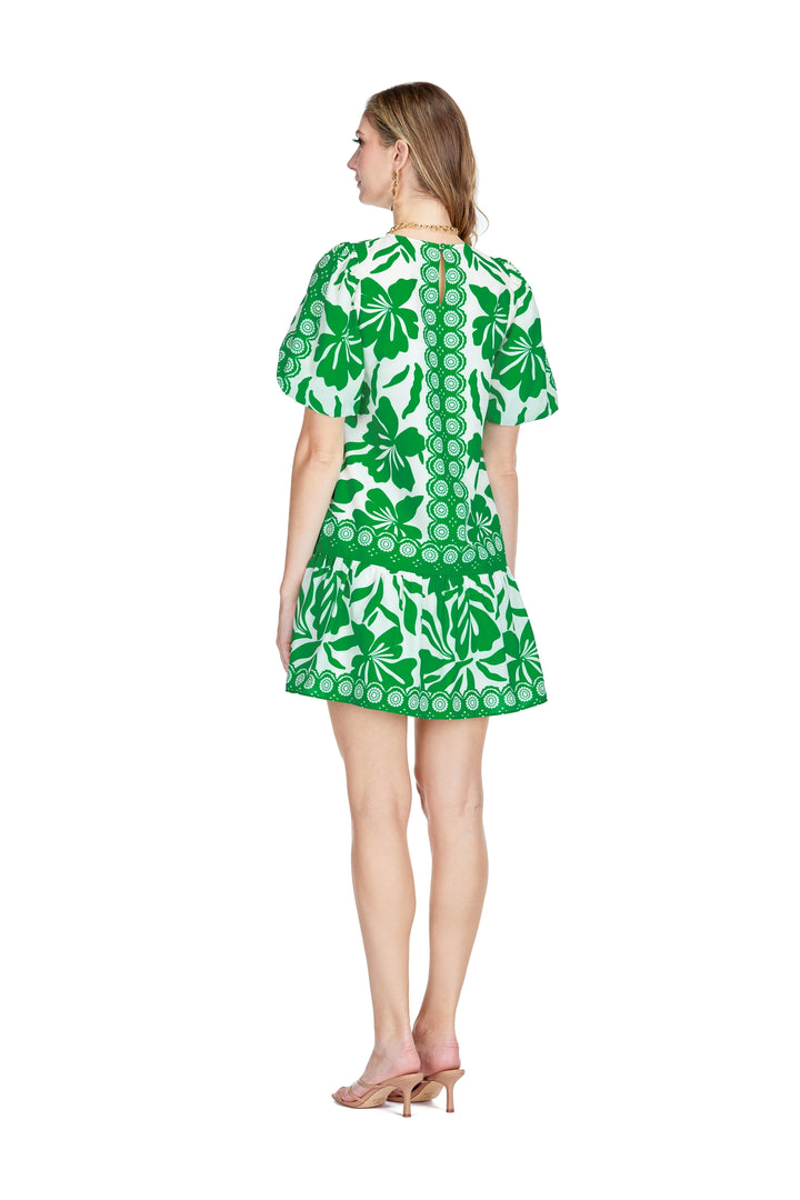 Green Floral Dress