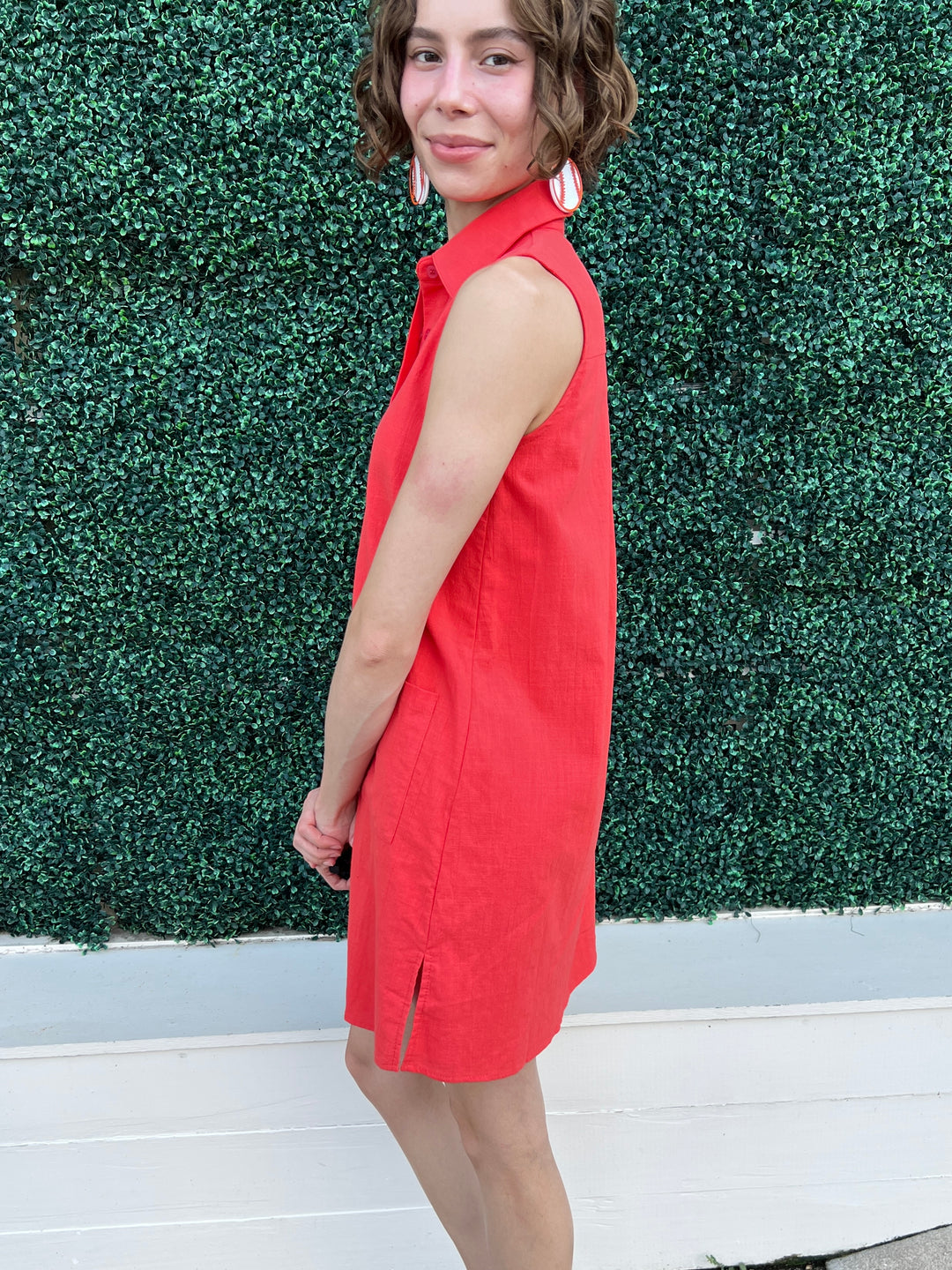Cotton Shirt Dress