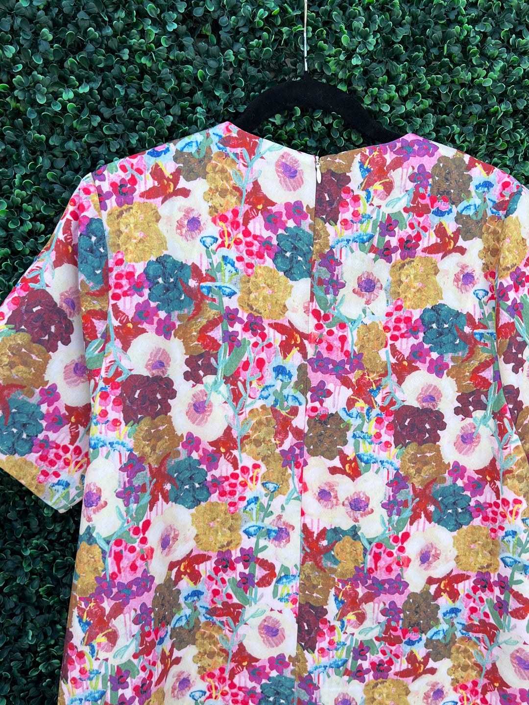 Fall Floral Chemise Dress Jade Brand Houston Texas Boutique back