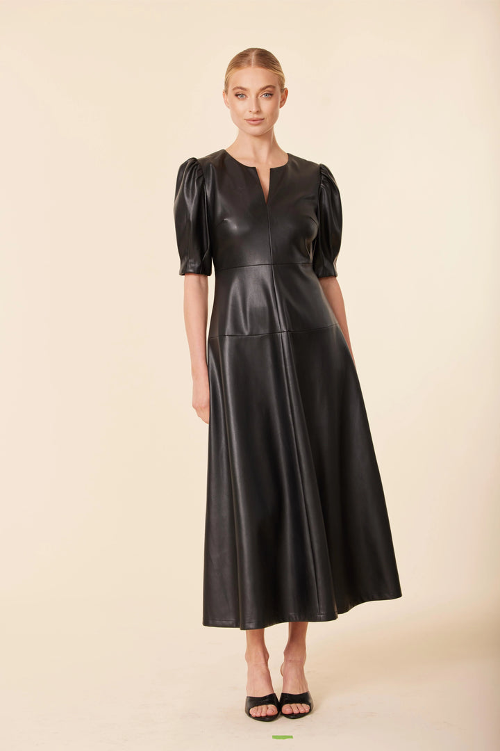Faux Leather Maxi Dress Dolce Cabo Holiday Dresses