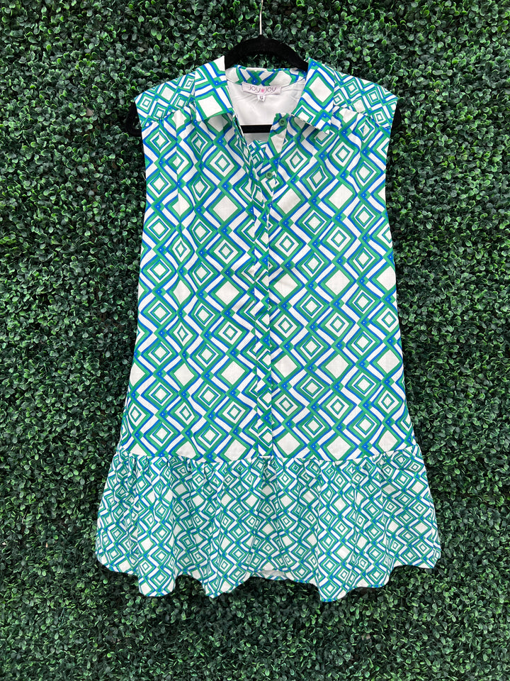 Geometric Print Shirt Dress | Best Online Women's Boutique | Joy Joy Trs Chic Boutique Geometric Print Shirt Dress | Best Online Women's Boutique | Joy Joy Trs Chic Boutique