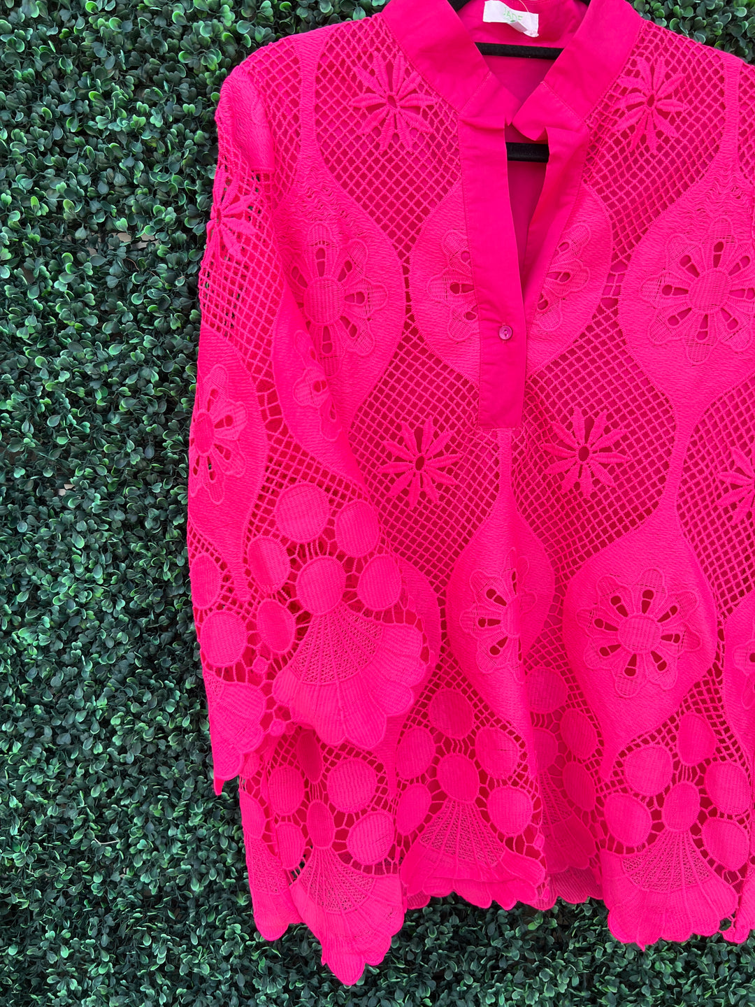 Pink Lace Tunic