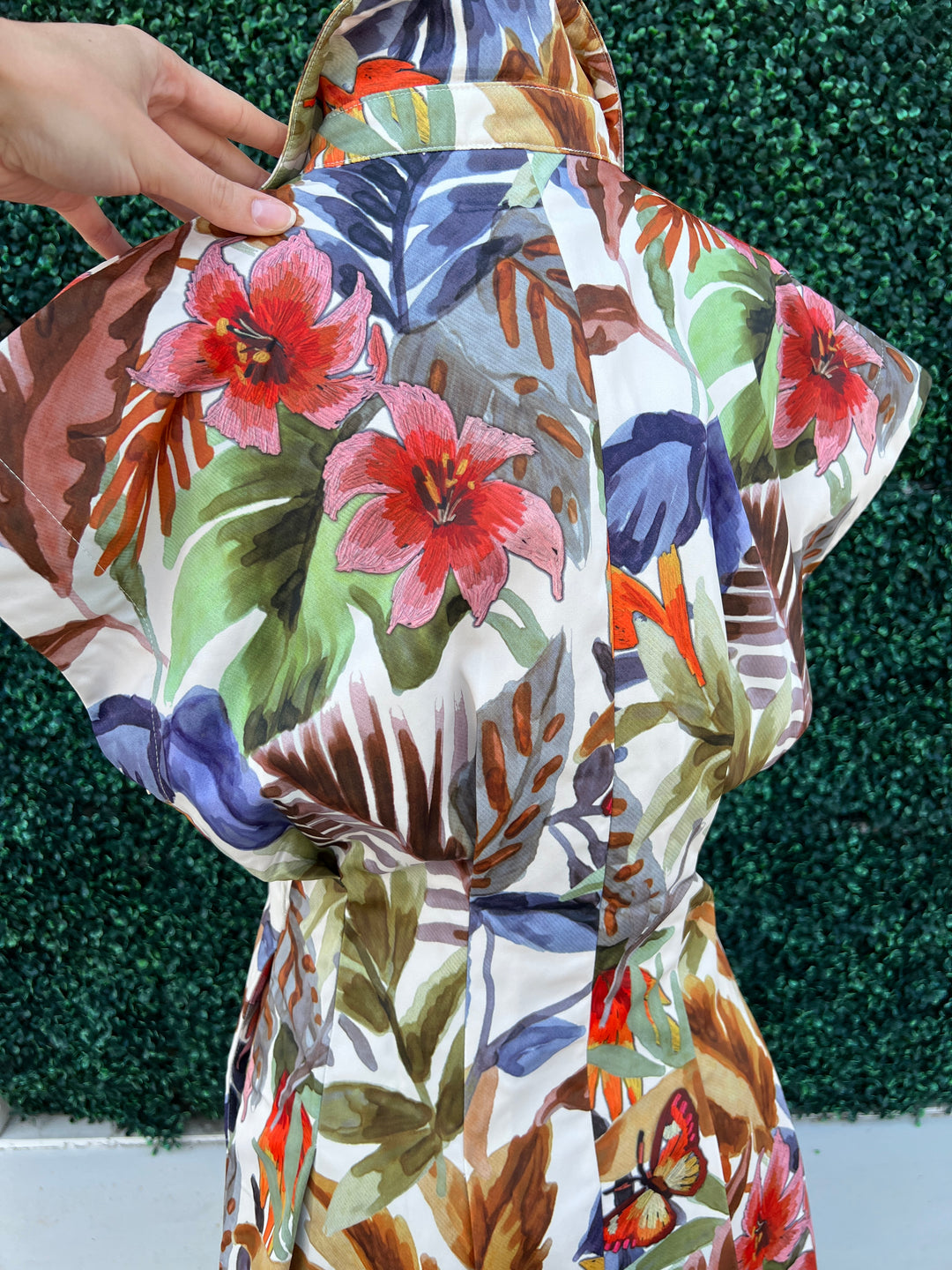 Fall Jungle Fit and Flair Dress