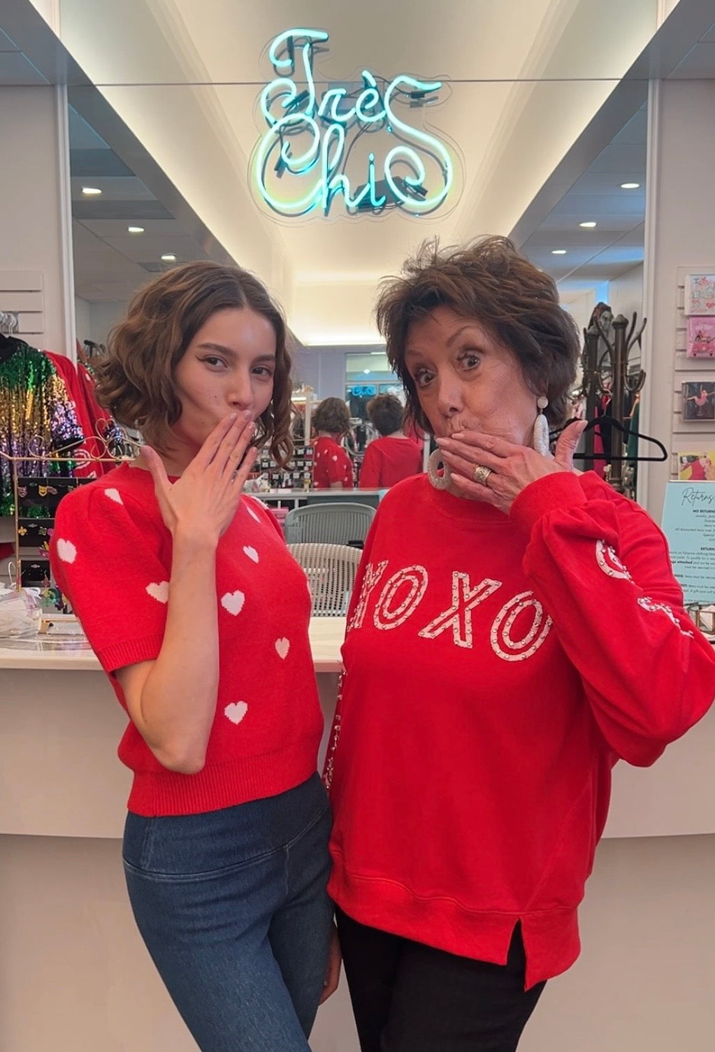 XOXO Sequin Sweatshirt