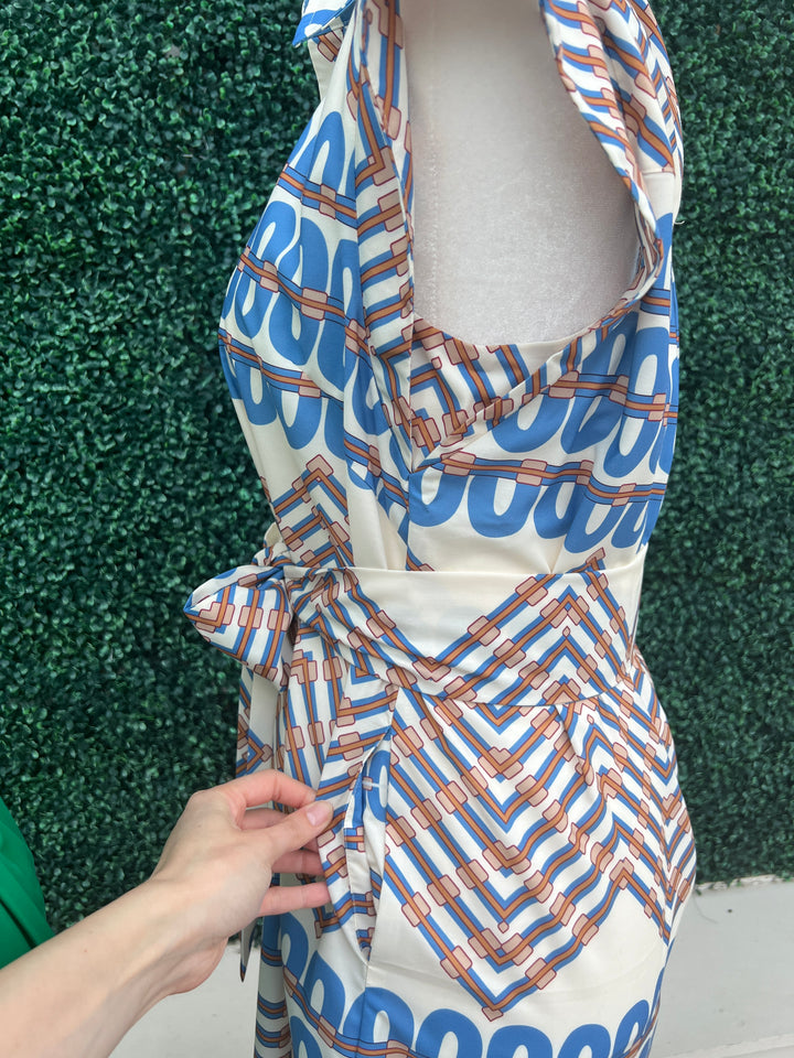 Cap Sleeve Button Down Midi Dress