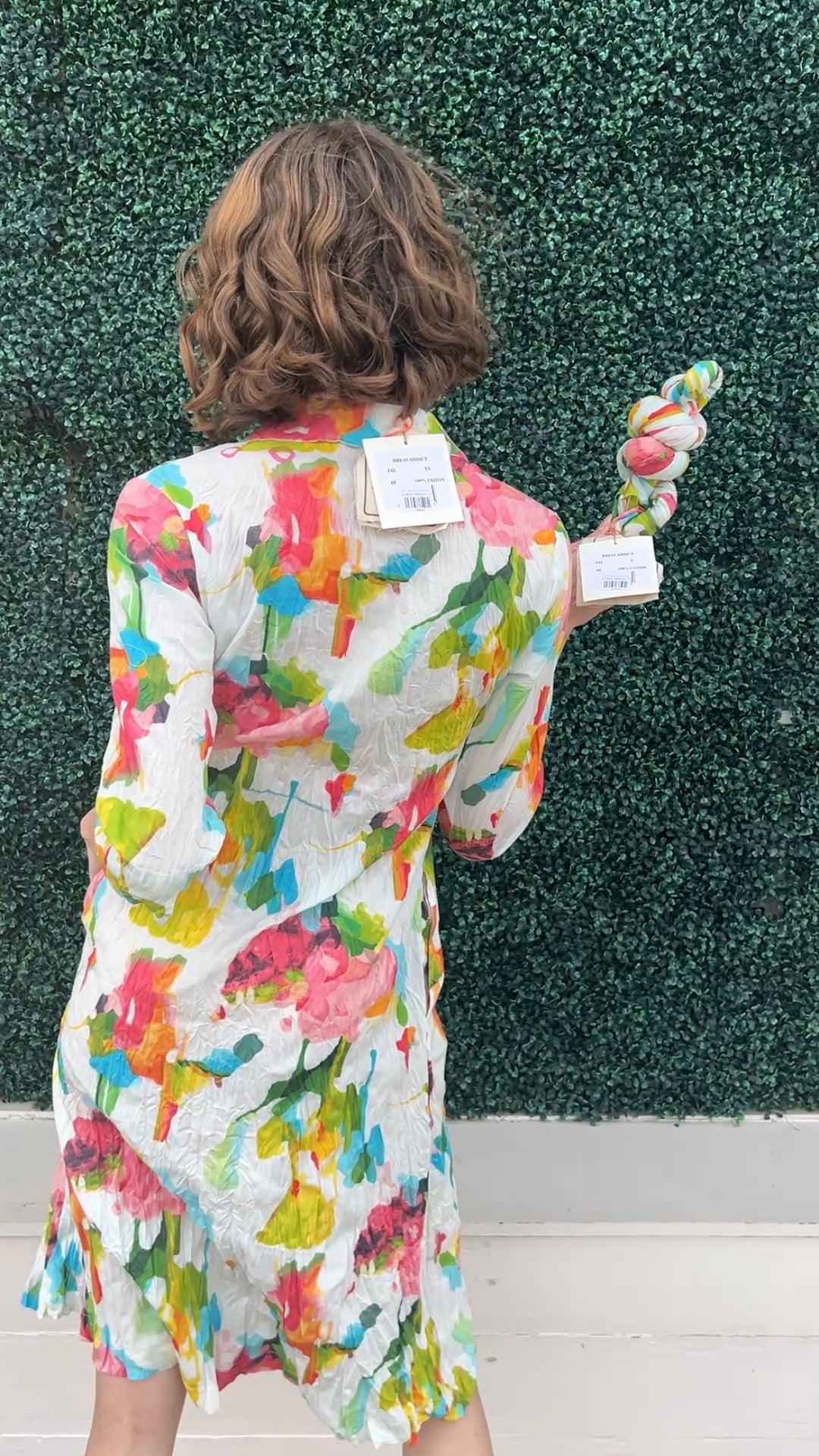 JAL Elbow Shirt Dress