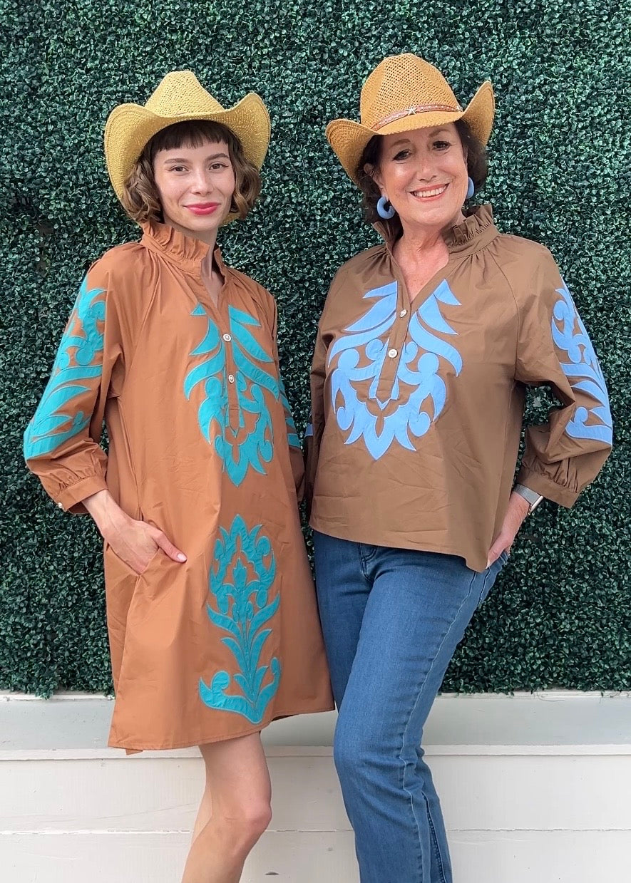 Western Applique Dress | Houston Rodeo