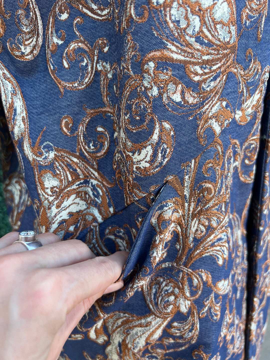 Paisley Blazer Dressy Jacket