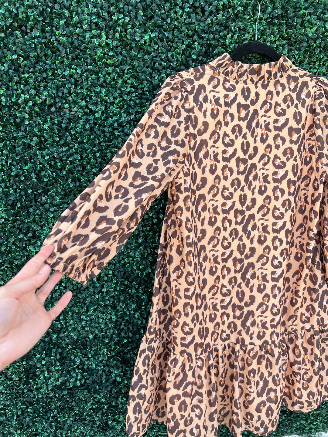 Leopard Print Cotton Dress | Women's Quality Clothing