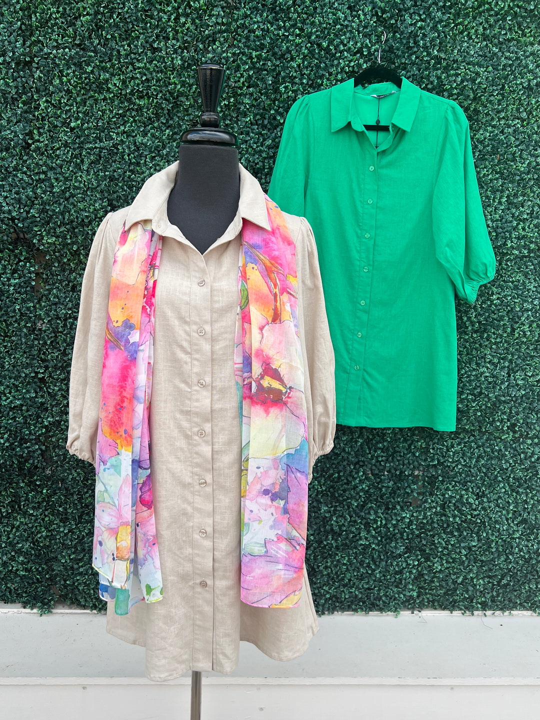 Linen Tunic Shirt Dress Dolce Cabo Women Over 50 Southern Style