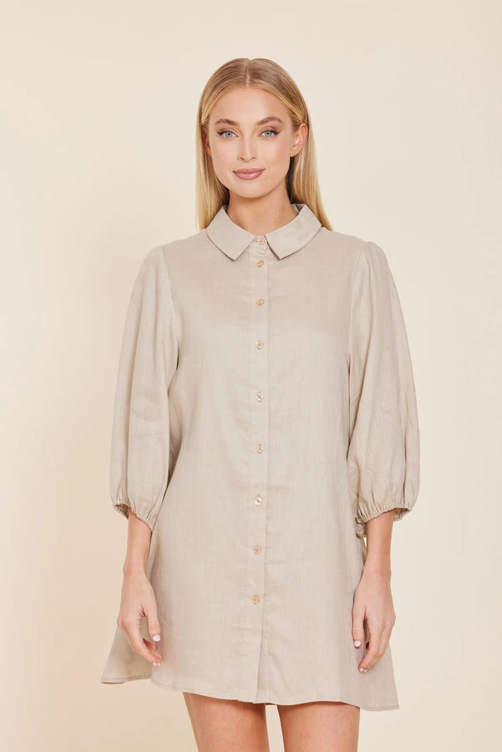 Linen Tunic Shirt Dress Dolce Cabo Women Over 50 Southern Style
