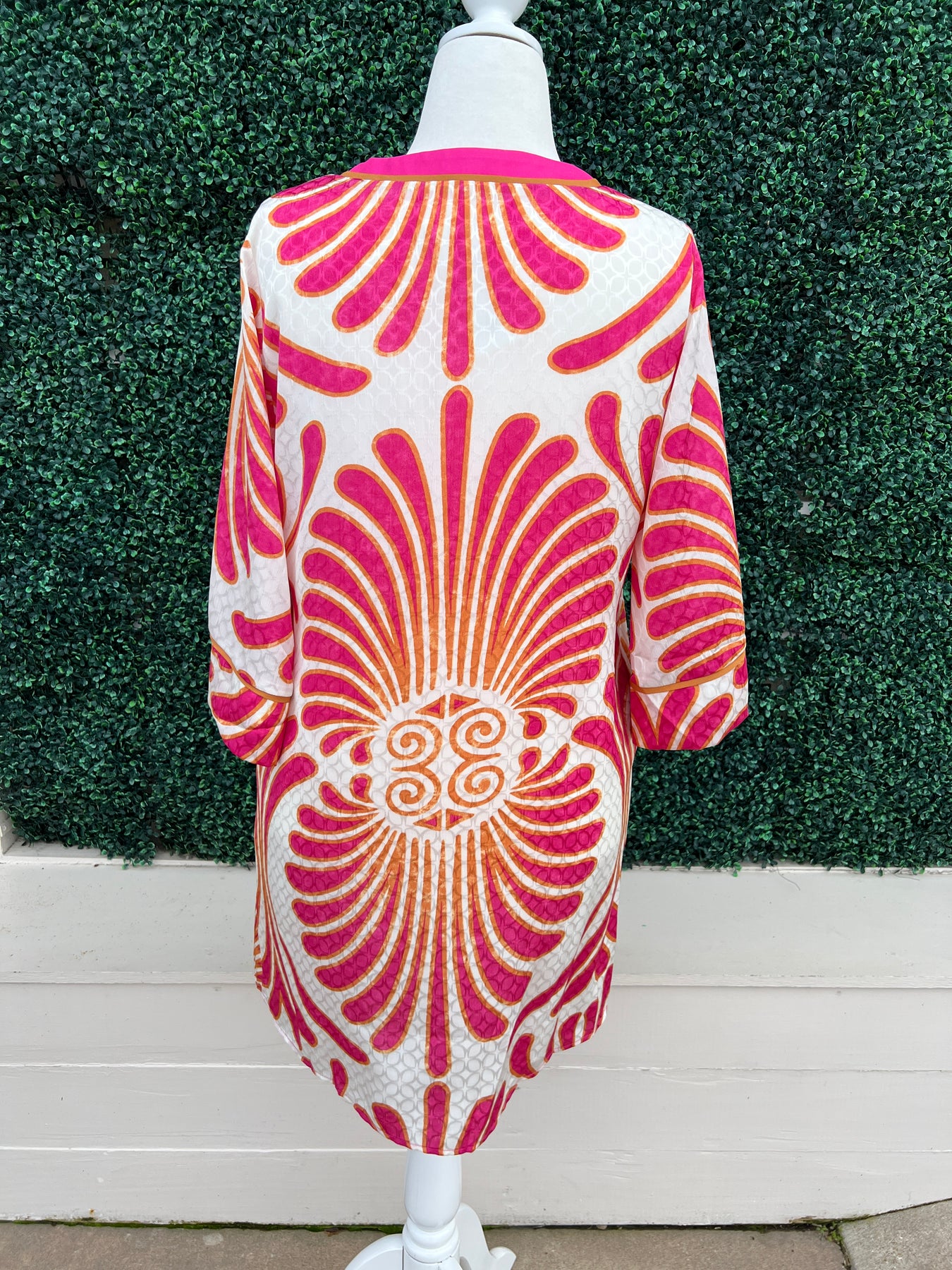 Palm Print Tunic Dress | Vacation Dresses