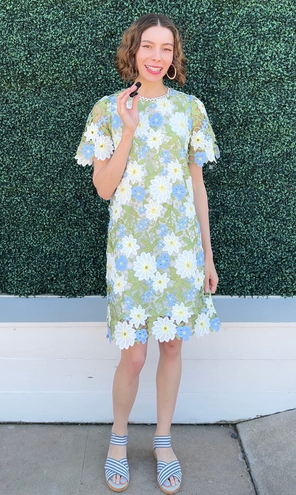 Pastel Flowers Lace Dress | Easter Dresses