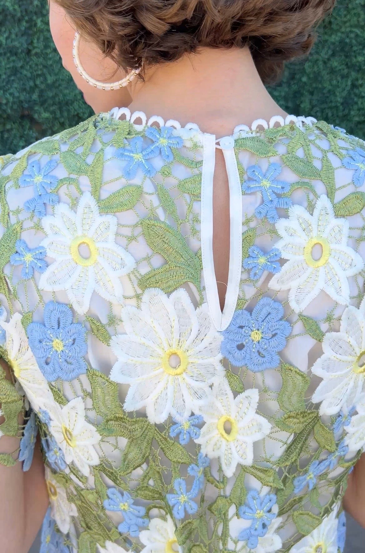 Pastel Flowers Lace Dress | Easter Dresses
