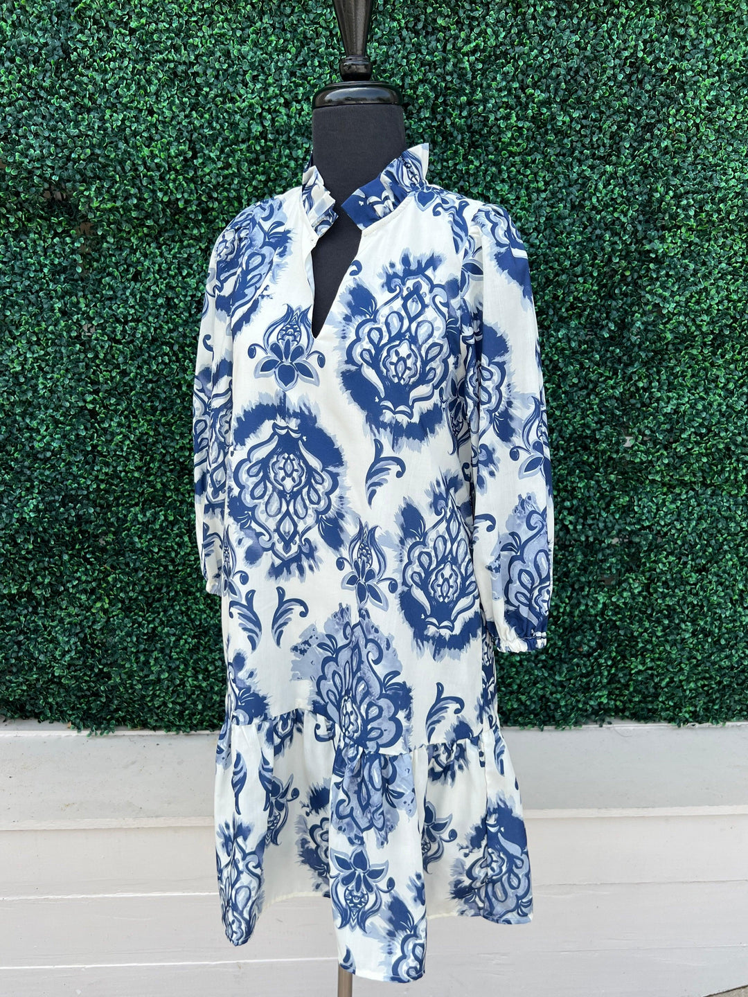 Dramatic Toile Pattern Dress | Women's Dresses Boutique | Joy Joy Trs Chic Boutique Dramatic Toile Pattern Dress | Women's Dresses Boutique | Joy Joy Trs Chic Boutique