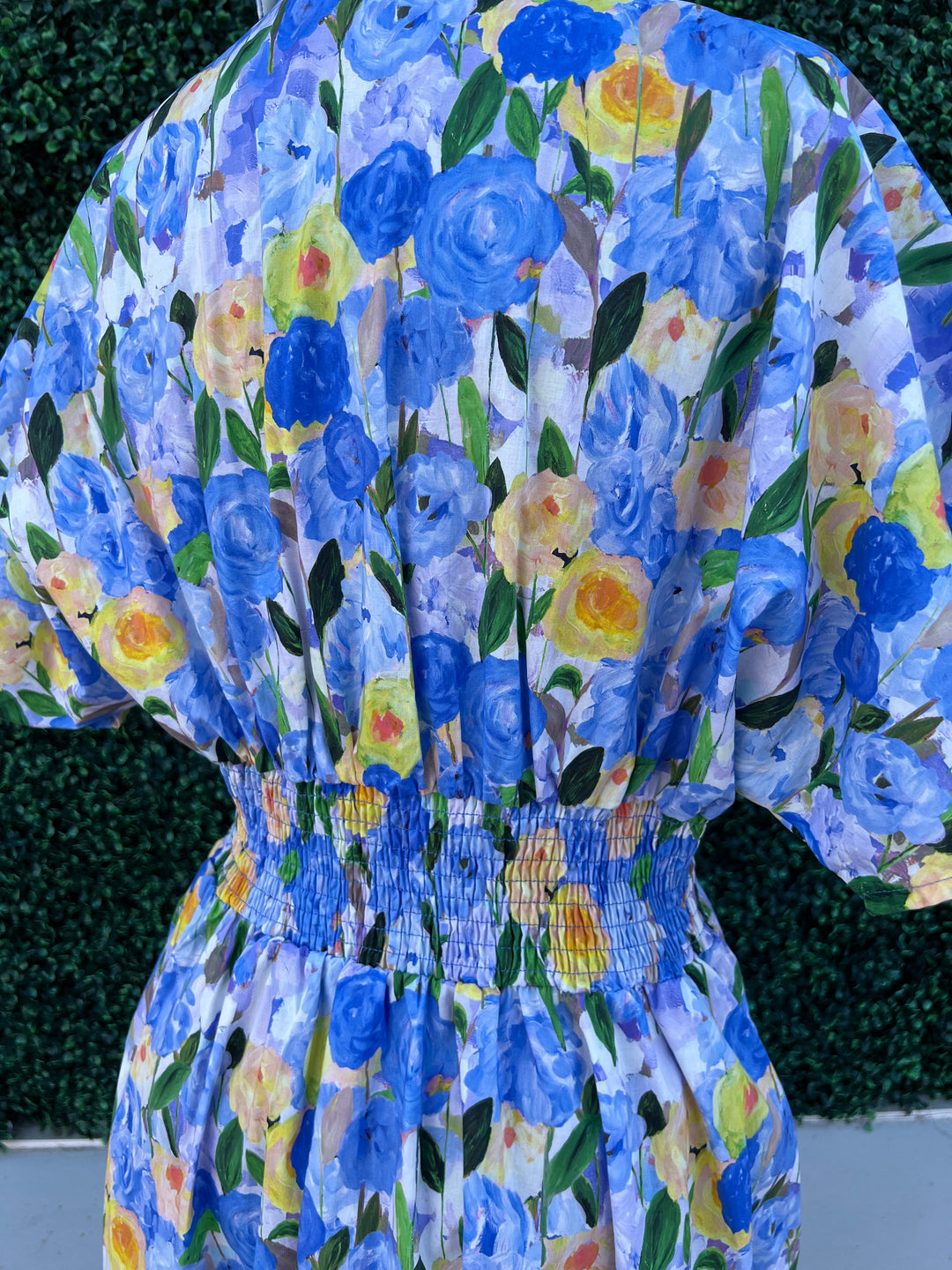 Floral Pintuck Maxi Dress Floral Pintuck Maxi Dress