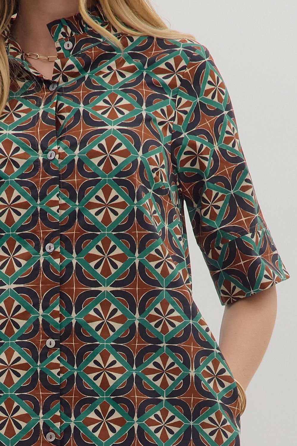 chris brown dressing style 2022 Geometric Print Maxi dress – Très Chic Boutique