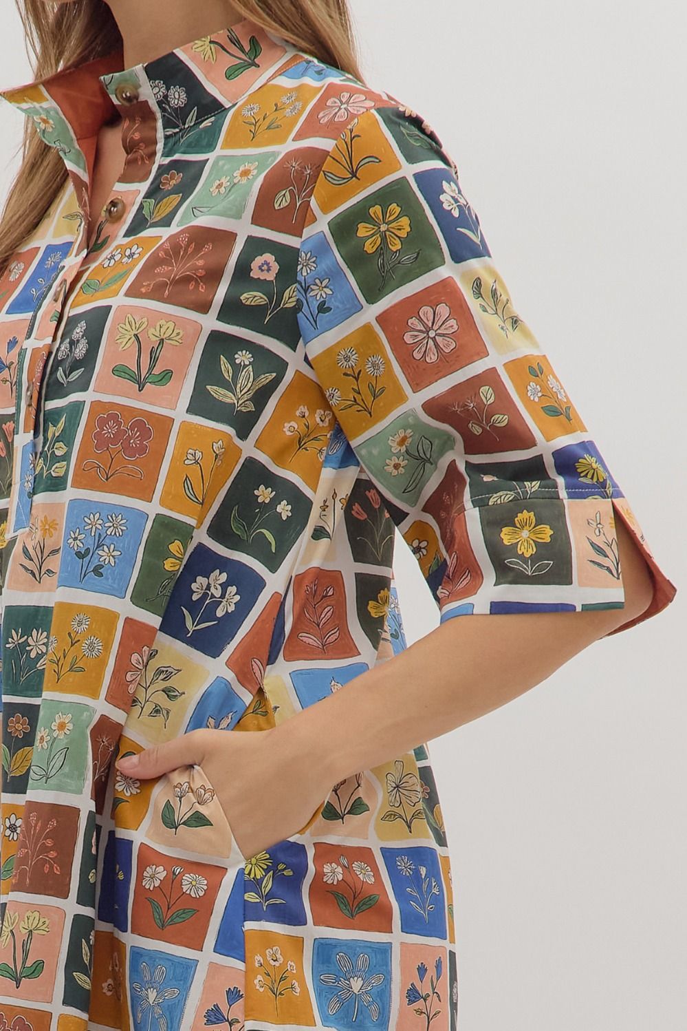 Botanical Print Dress