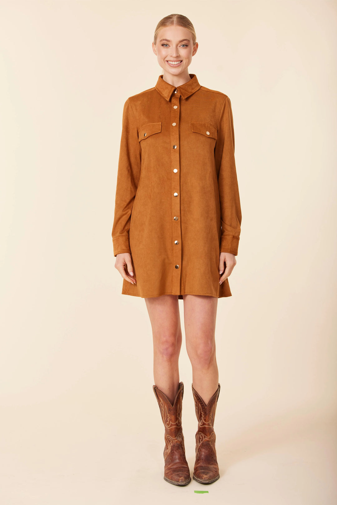 トップス OOTHO Original Faux Suede Shirt / Camel Original Faux Suede Shirt / Dark Brown – OOTHO