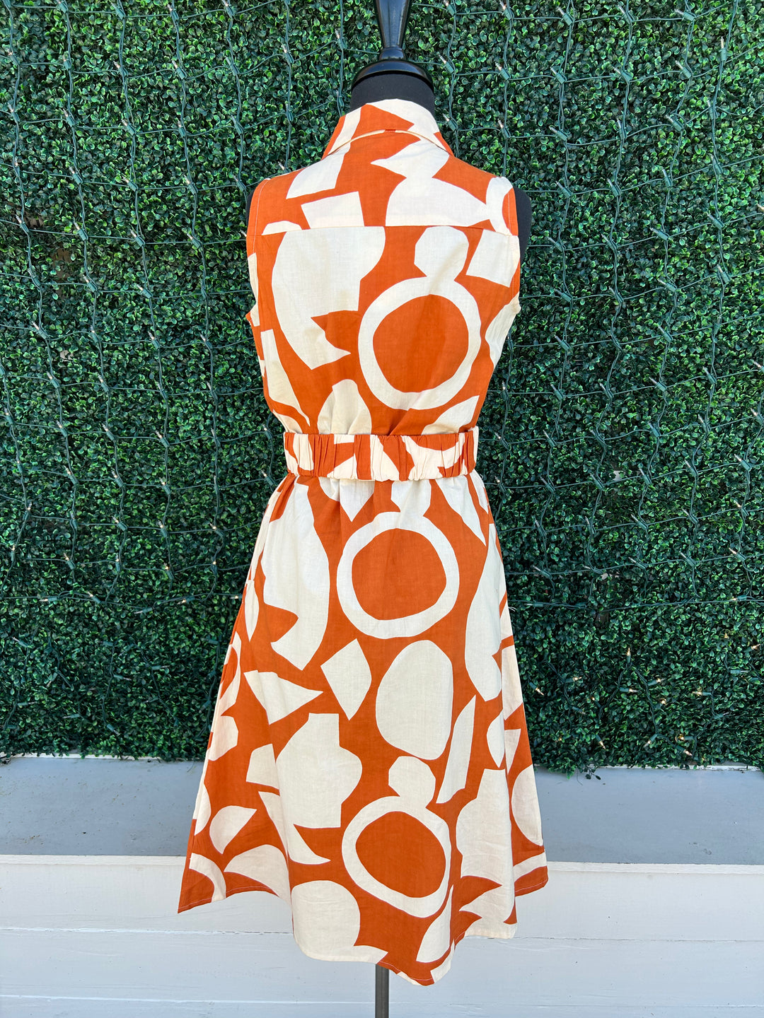 Geometric Print Midi Dress Geometric Print Midi Dress