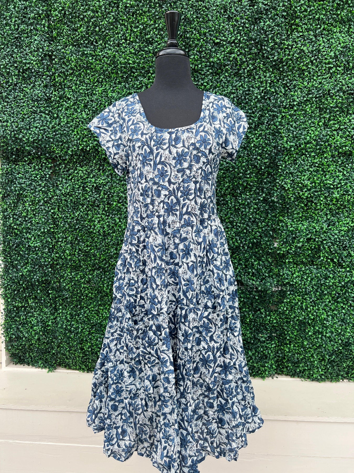 blue and white chinoiserie dress up everyday moments SIZE:XXXL Purple Multi Floral Mesh autotag_jump_not_50