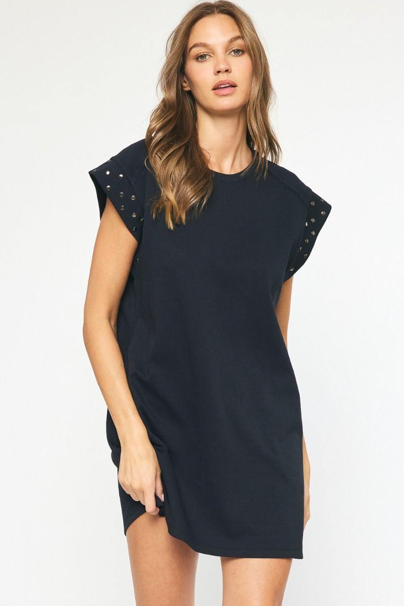 Ponte Stud Embellished Dress Ponte Stud Embellished Dress