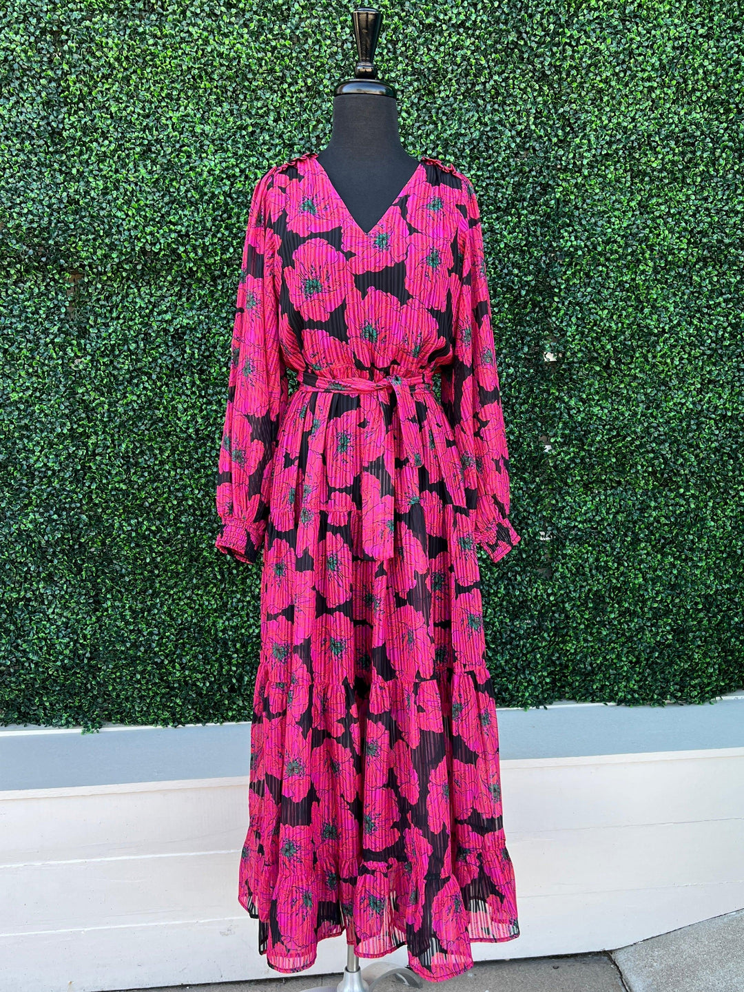 Houston clothing store- floral long dress