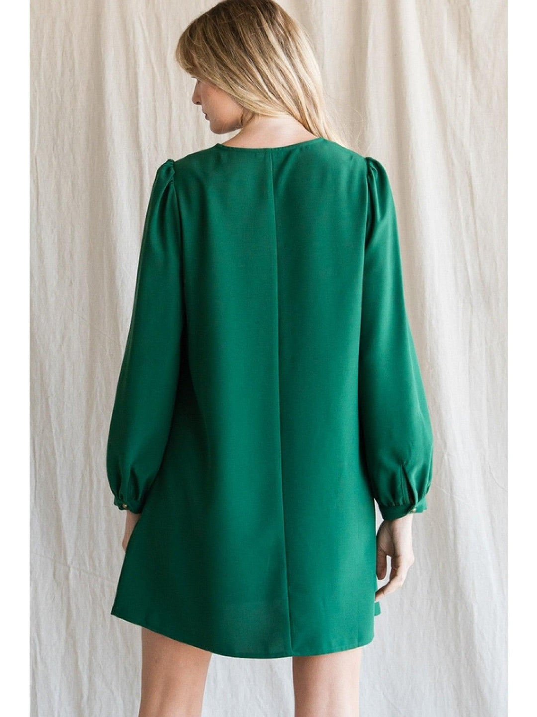 Green Forest Dress | Holiday Green Long Sleeve Dresses Trs Chic Boutique Green Forest Dress | Holiday Green Long Sleeve Dresses Trs Chic Boutique