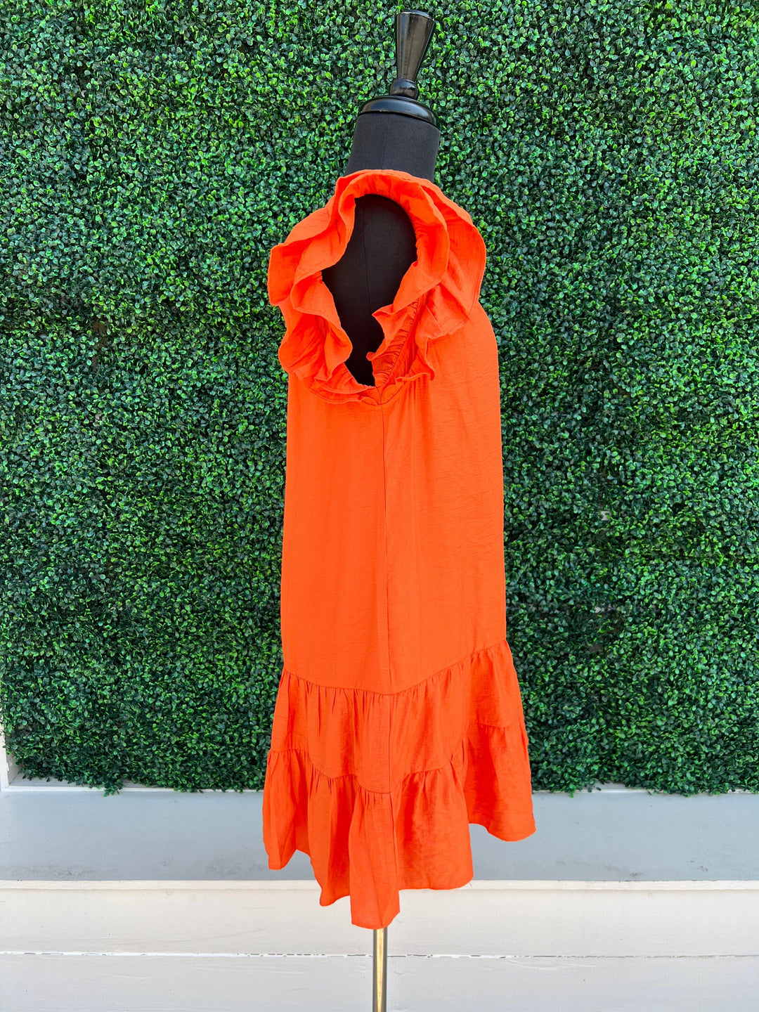 Astros orange lightweight dress jade and joy joy boutique 