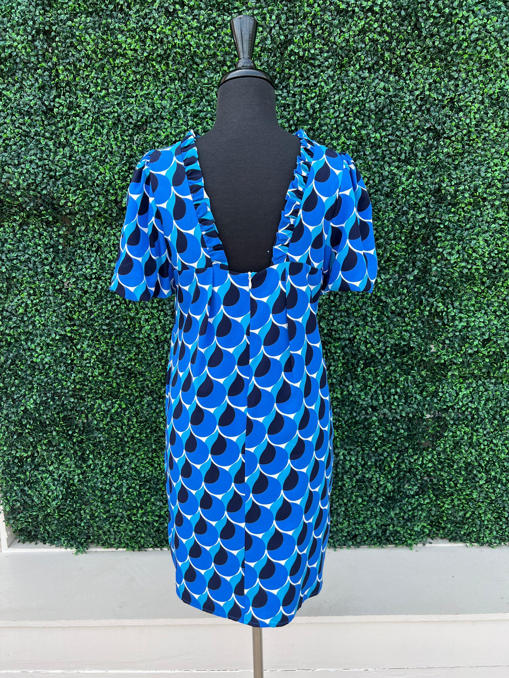 Jade and joyjoy brand boutique tres chic houston blue dress with pockets