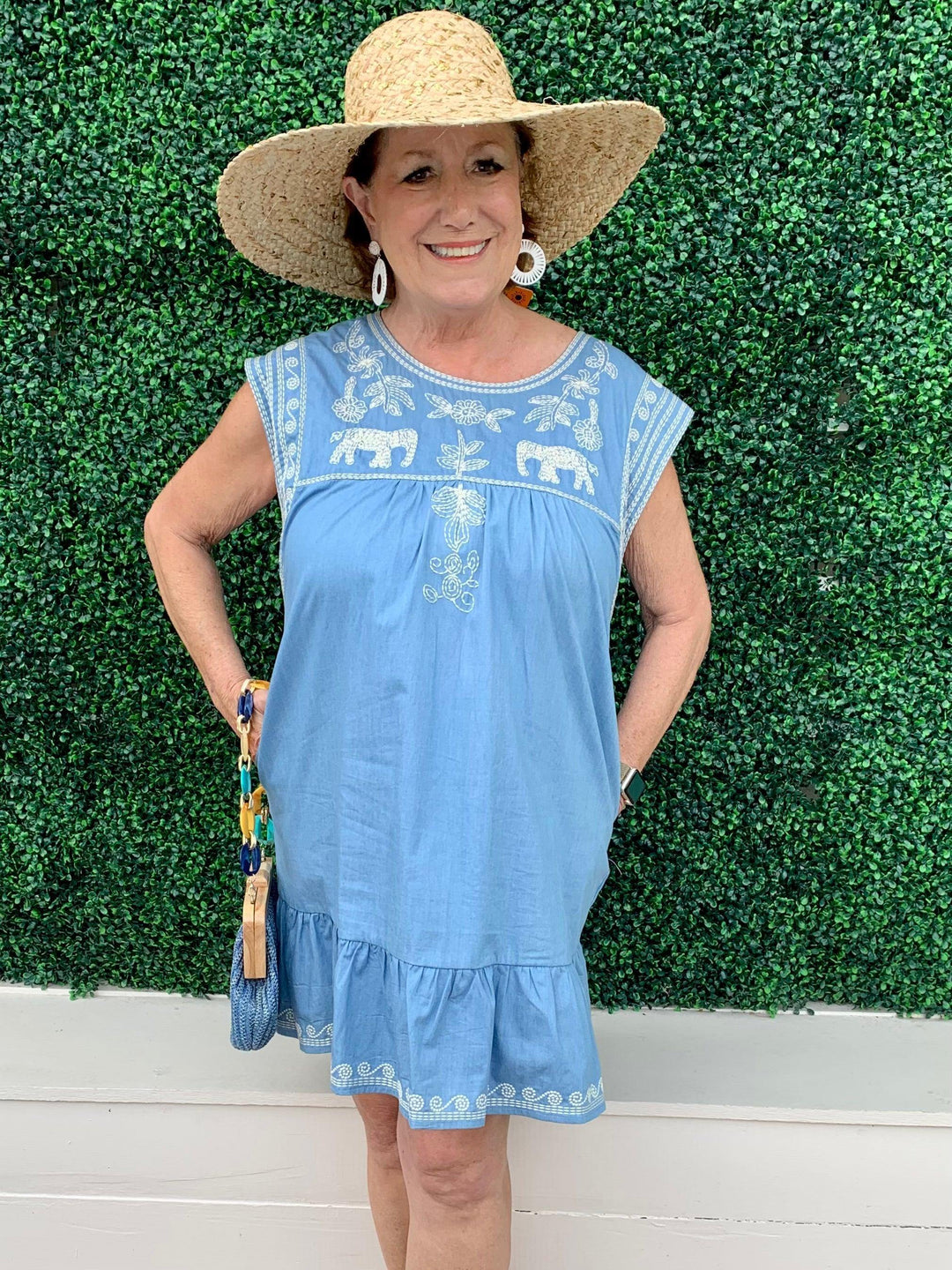 Embroidered Bodice Dress | Women's Boutique | Houston Texas Trs Chic Boutique Embroidered Bodice Dress | Women's Boutique | Houston Texas Trs Chic Boutique
