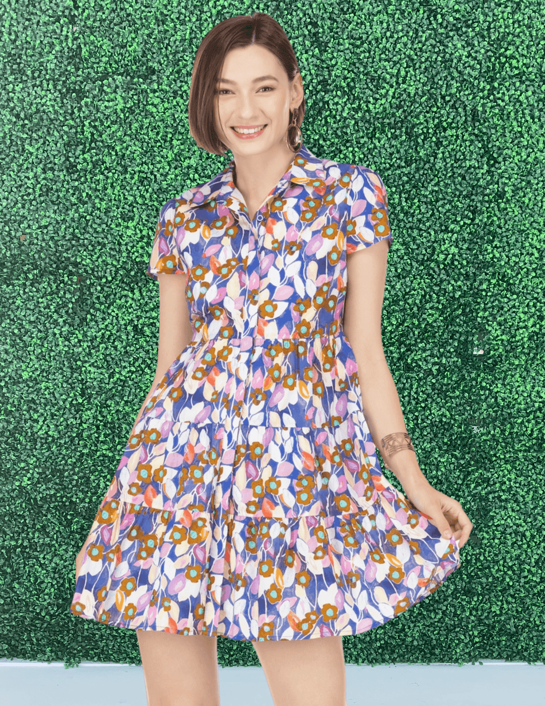 Lilac Fields Dress (100% Cotton) Lilac Fields Dress (100% Cotton)