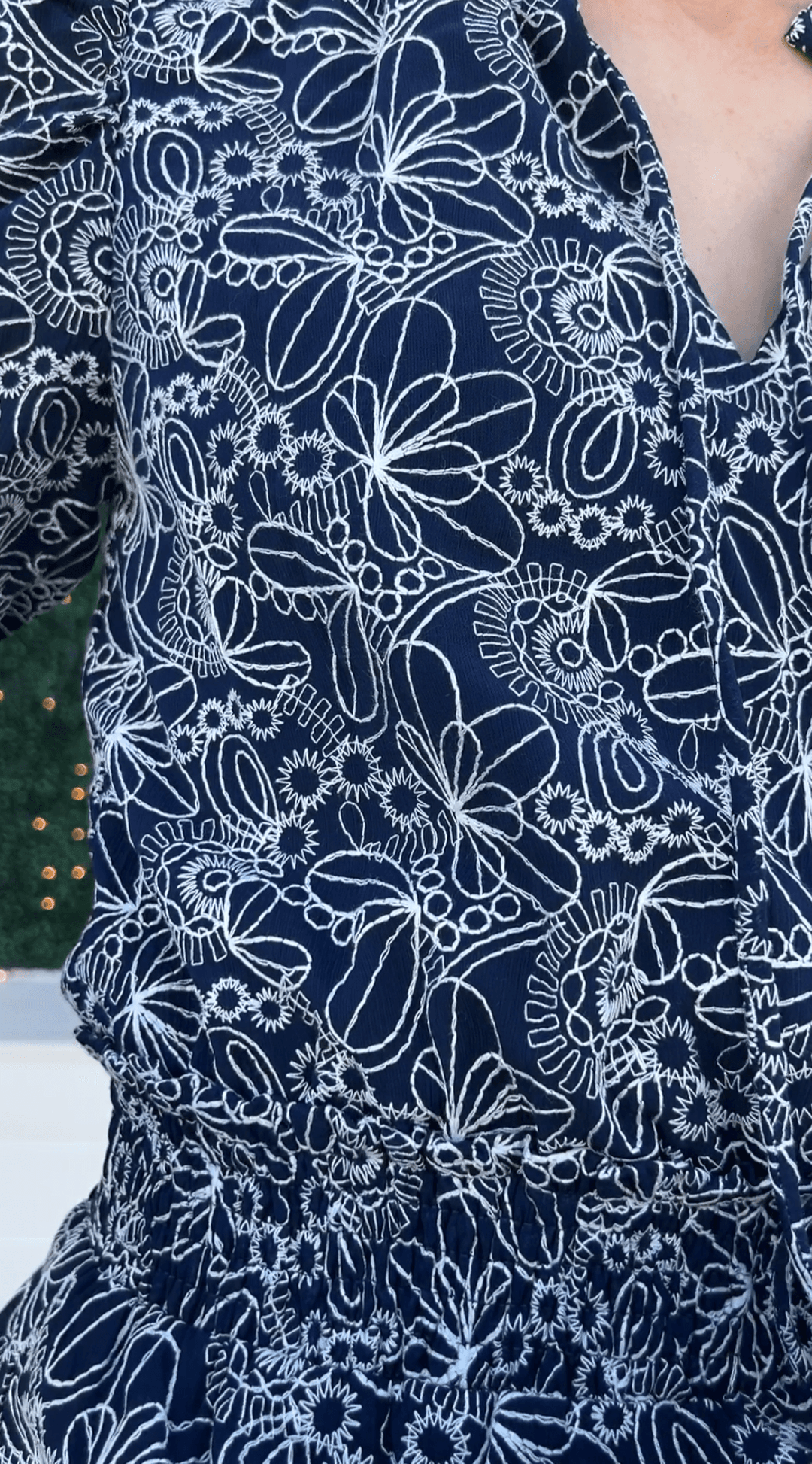 joy joy embroidered dress Joy Dress Multi Embroidery Cotton Embroidered Maxi Dress