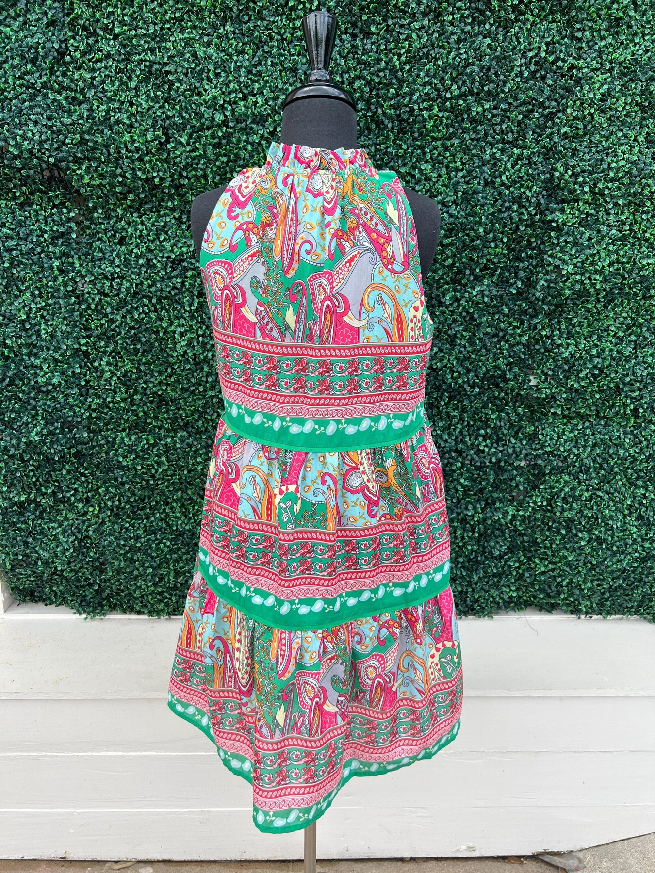 Paisley Border Print Dress | Women's Colorful Dresses