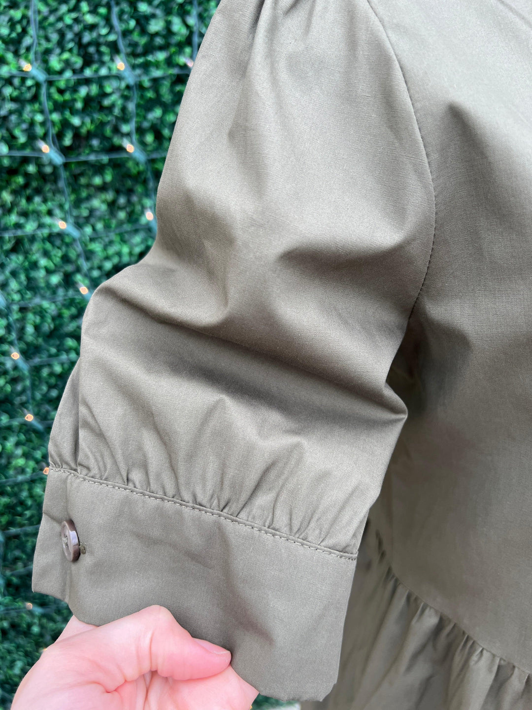 Olive Cotton Dress Trs Chic Boutique Olive Cotton Dress Trs Chic Boutique