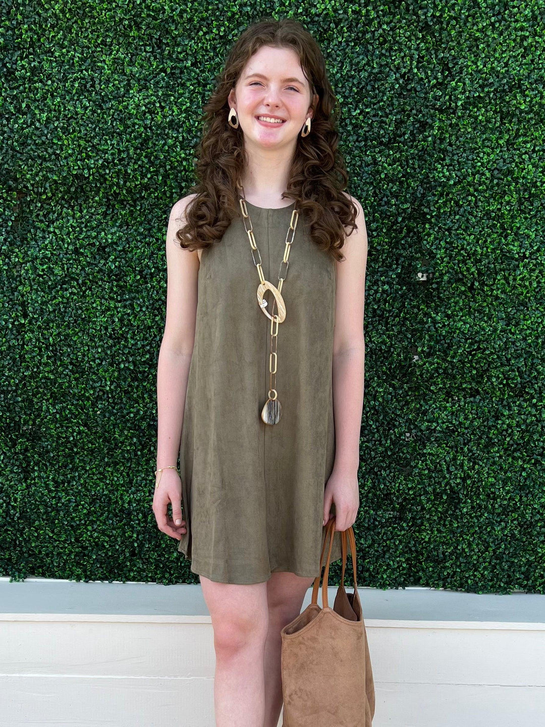 Faux Suede Dress Faux Suede Dress