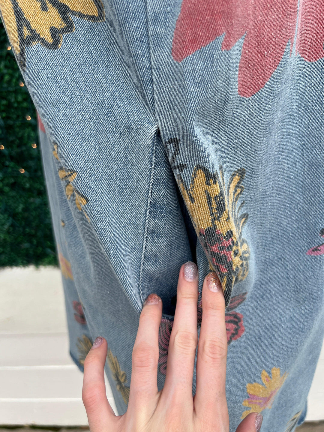she and sky denim dress Floral Denim Dress | She + Sky Brand
