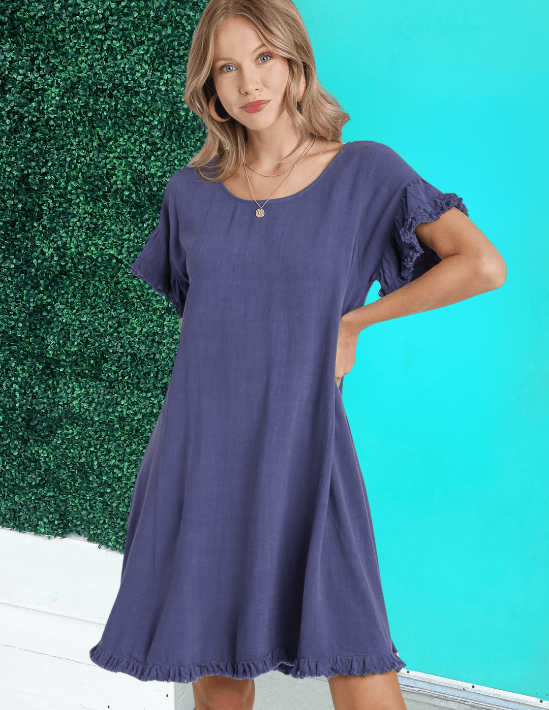 Linen Swing Dress Linen Swing Dress