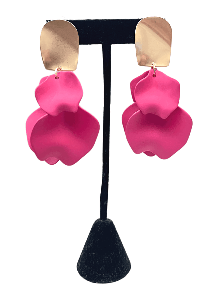 magenta color of the year earring pop of color accessories 